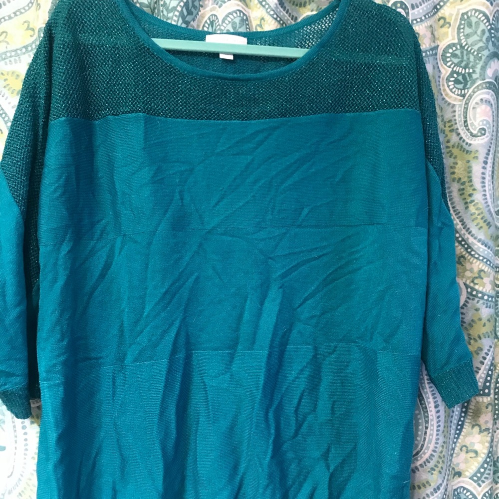 Turquoise blue sweater